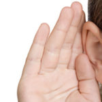photo of ear listening